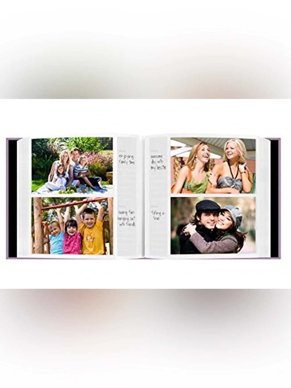 PIONEER Cloth Photo Album for 4x6 Photos - Lavender - NIP
